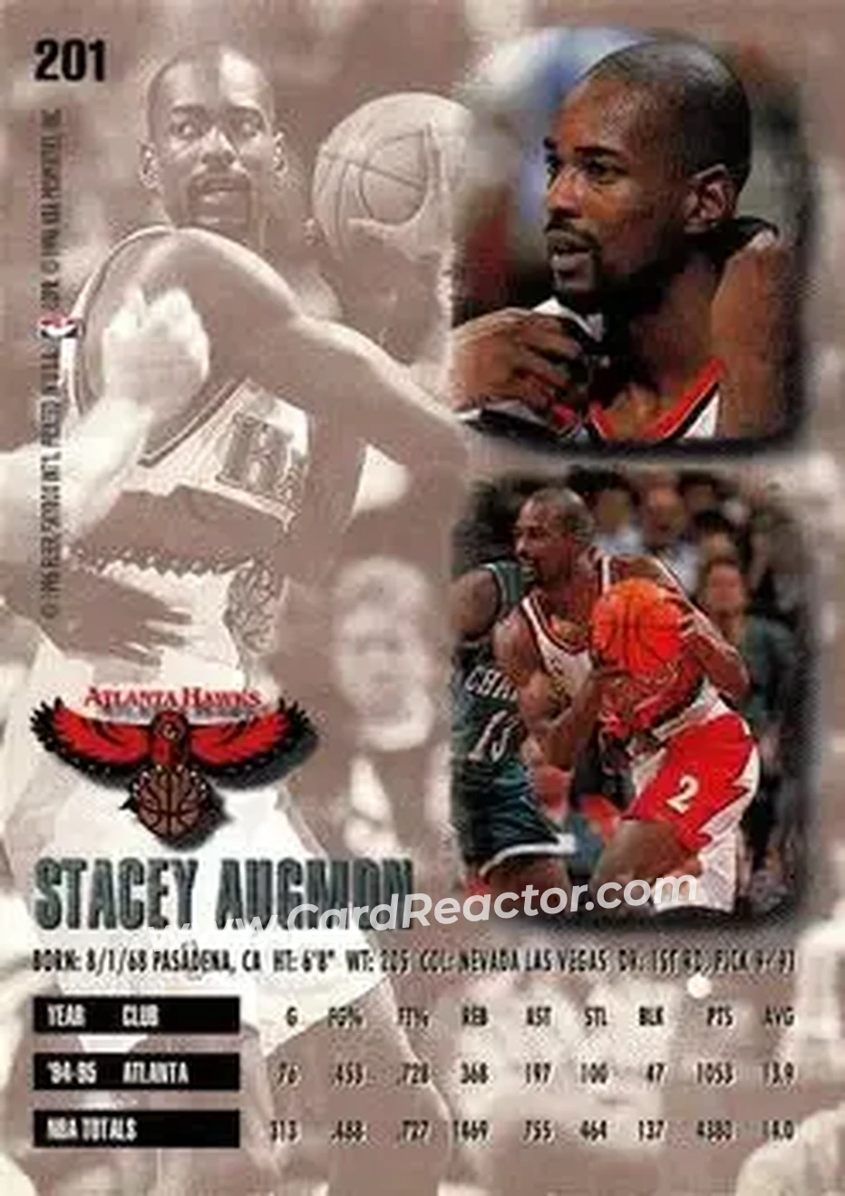 Back of Stacey Augmon