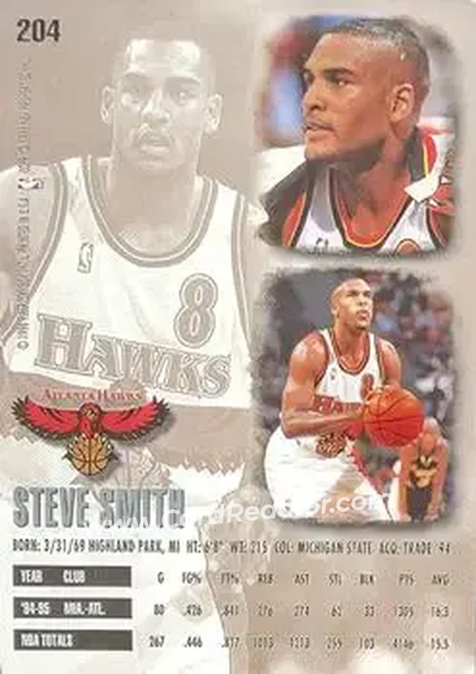 Back of Steve Smith