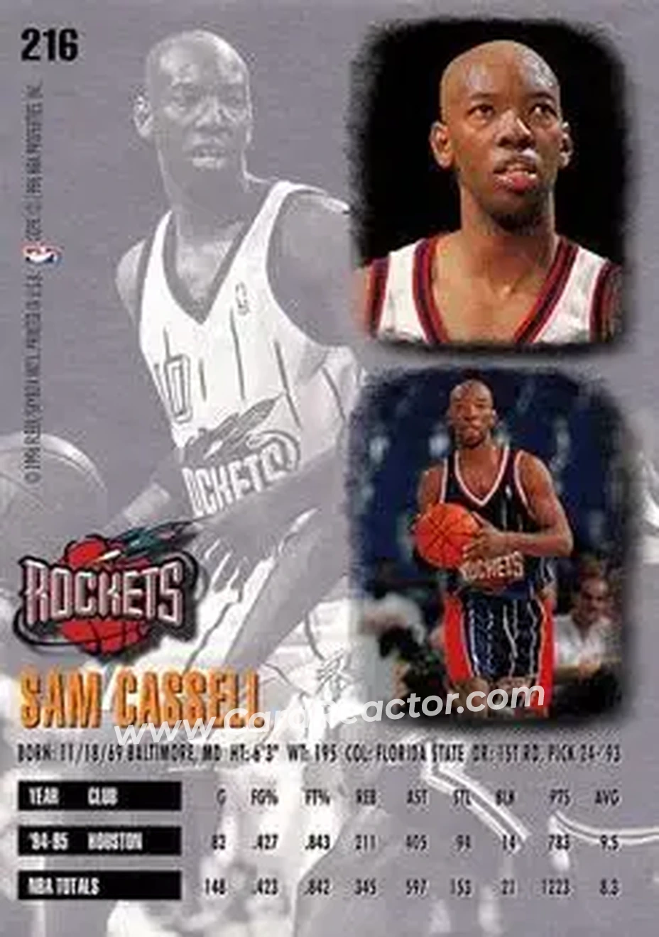 Back of Sam Cassell