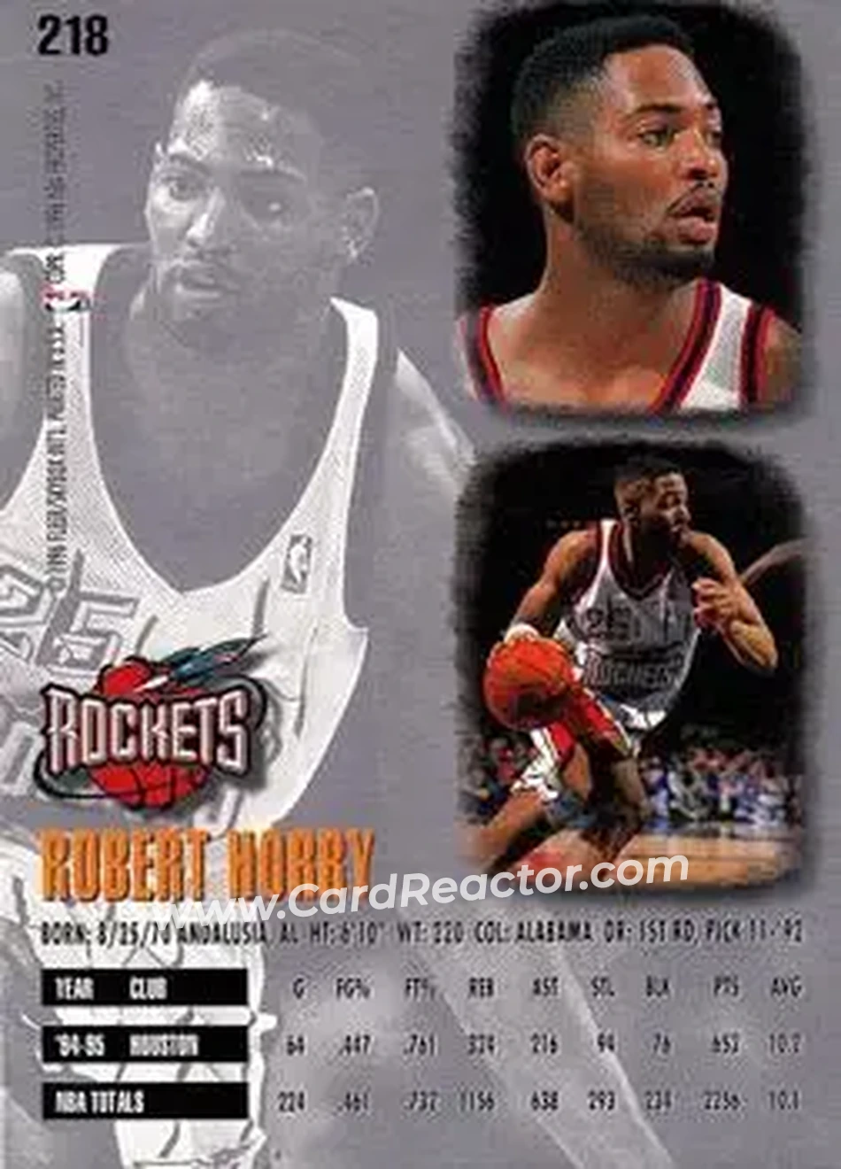 Back of Robert Horry