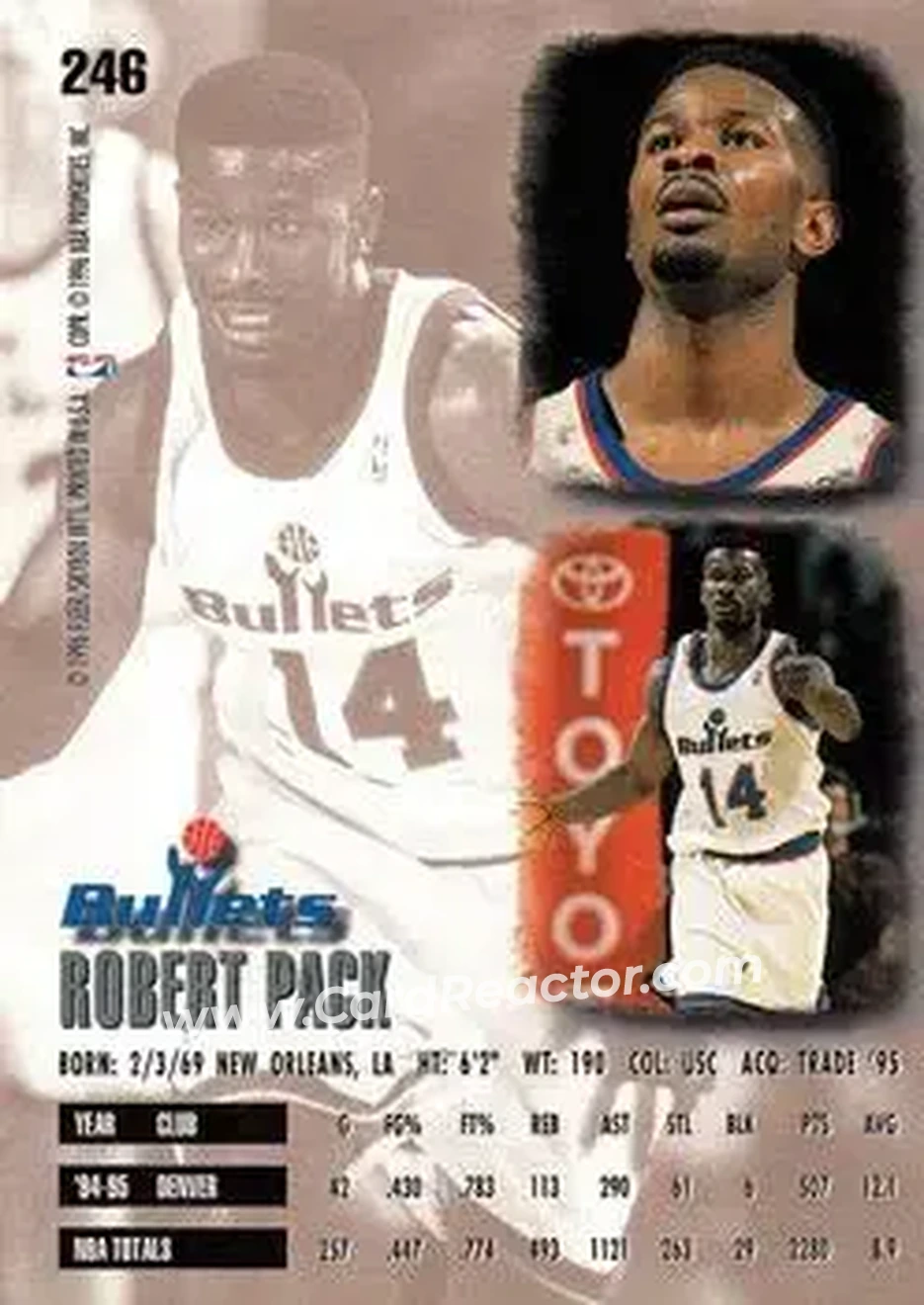 Back of Robert Pack