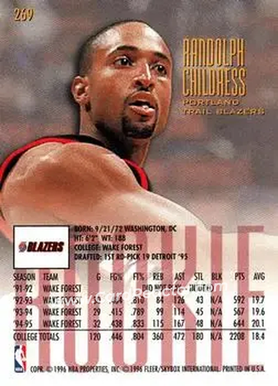 Back of Randolph Childress