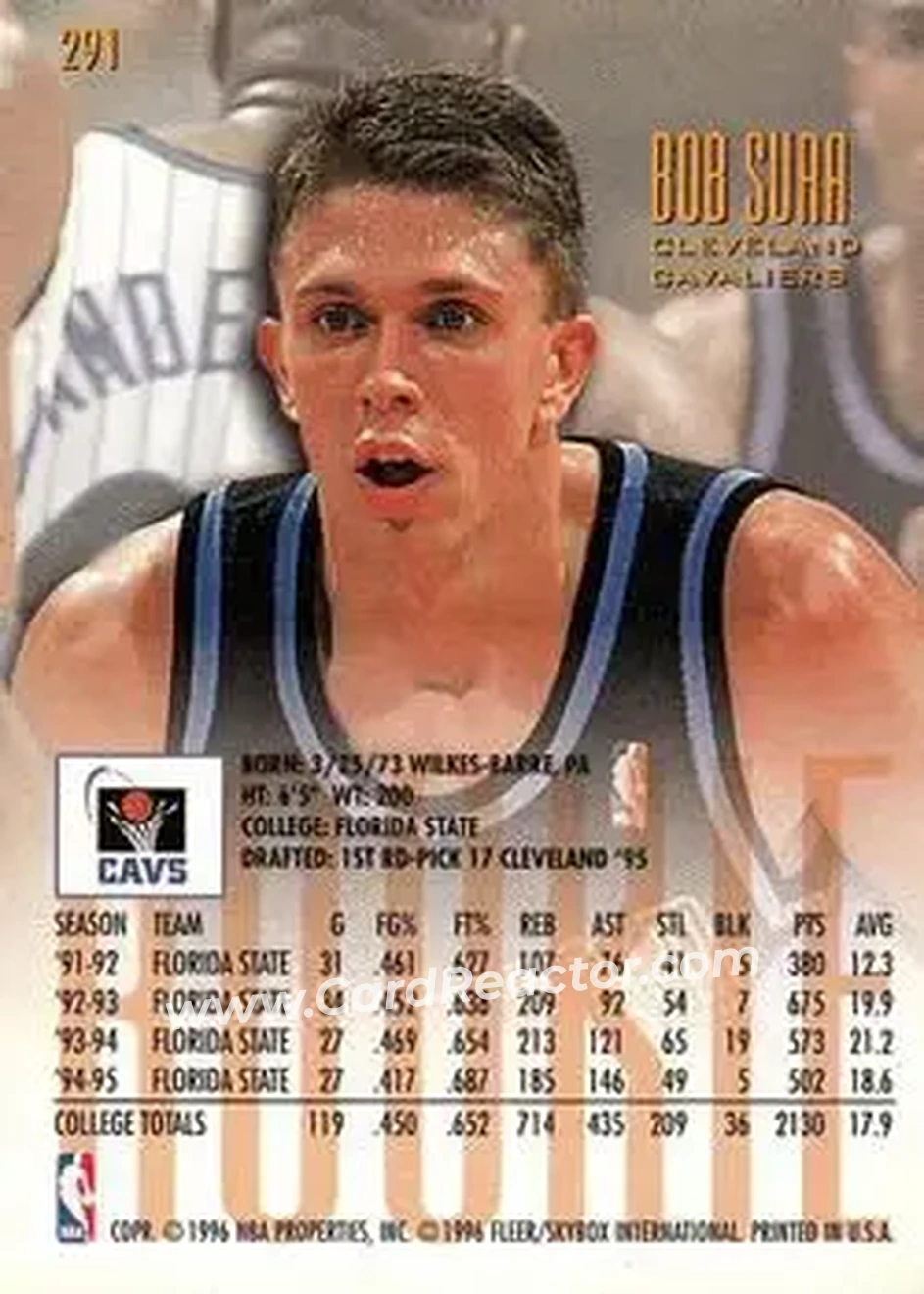 Back of Bob Sura