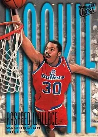 1995-96 Ultra #295 Rasheed Wallace