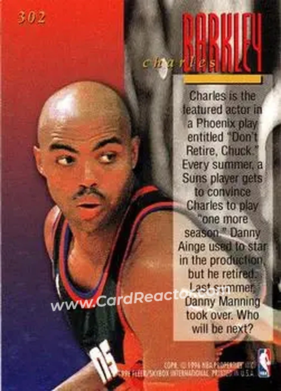 Back of Charles Barkley