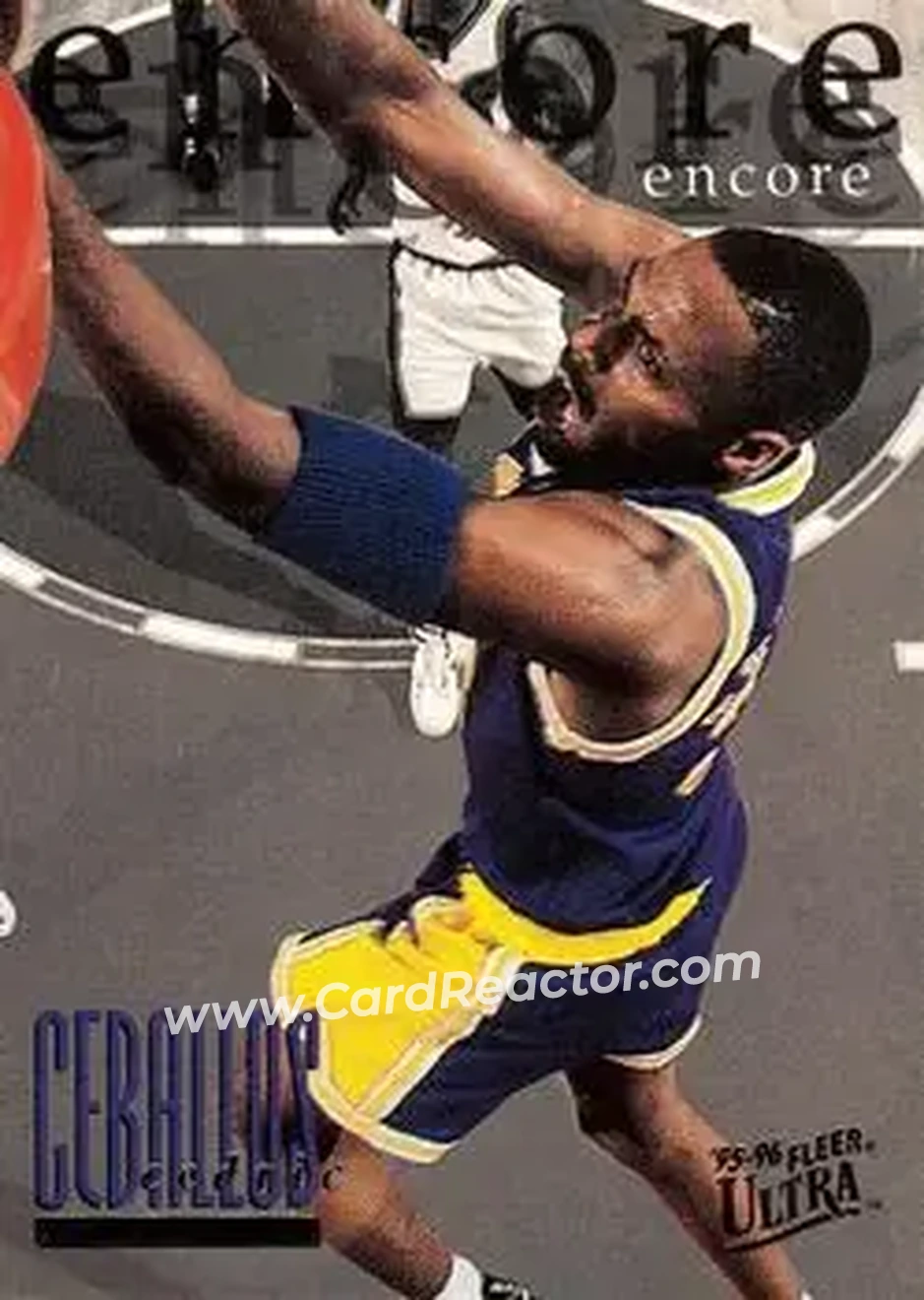Front of Cedric Ceballos