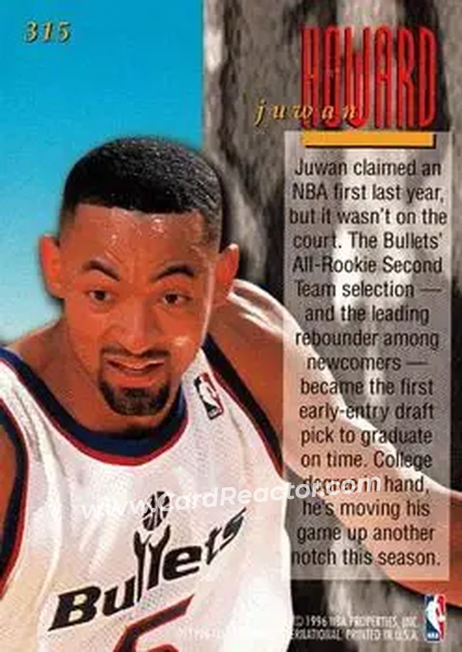 Back of Juwan Howard