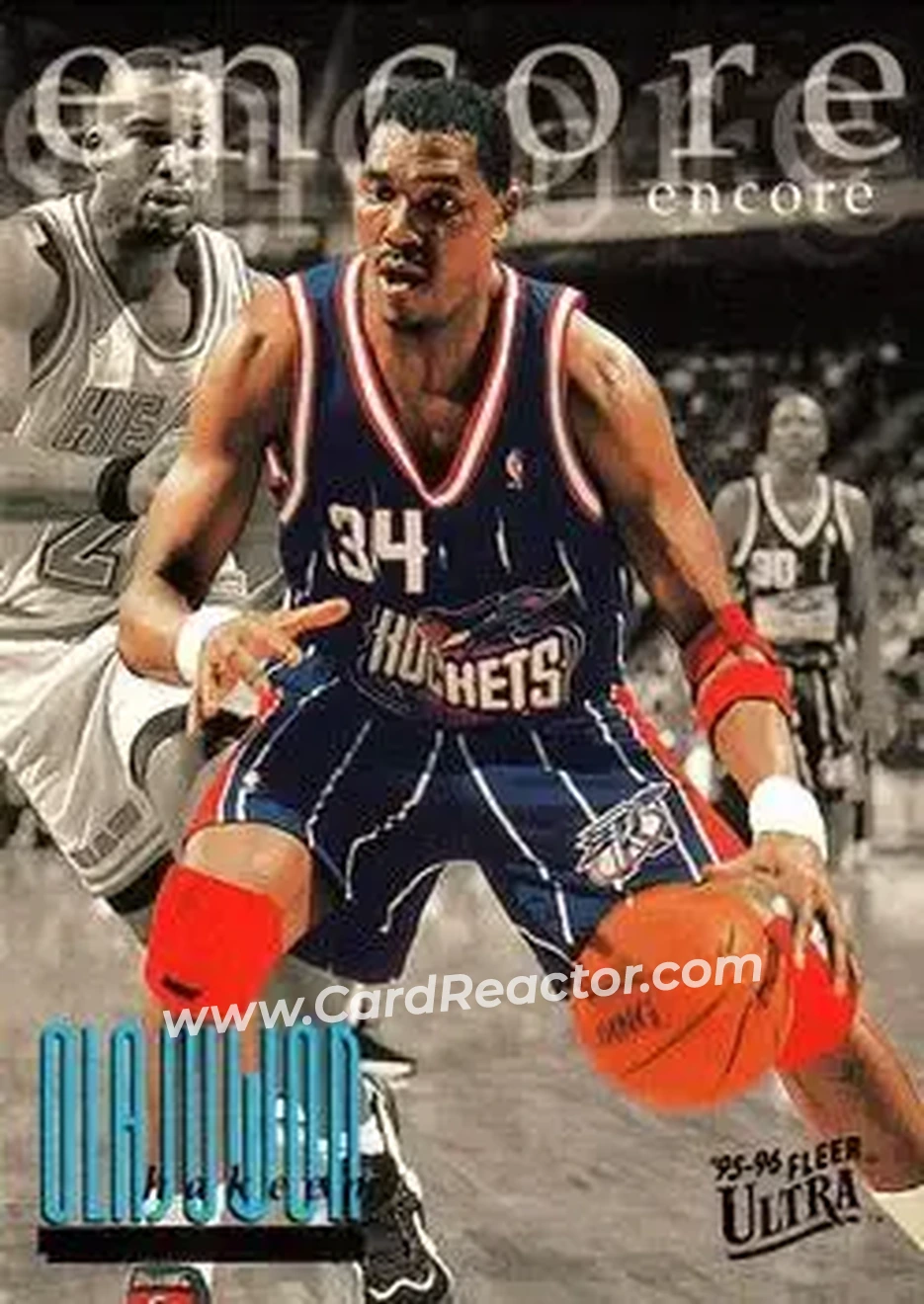 Front of Hakeem Olajuwon