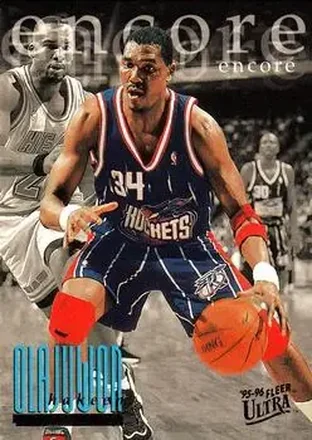 1995-96 Ultra #328 Hakeem Olajuwon