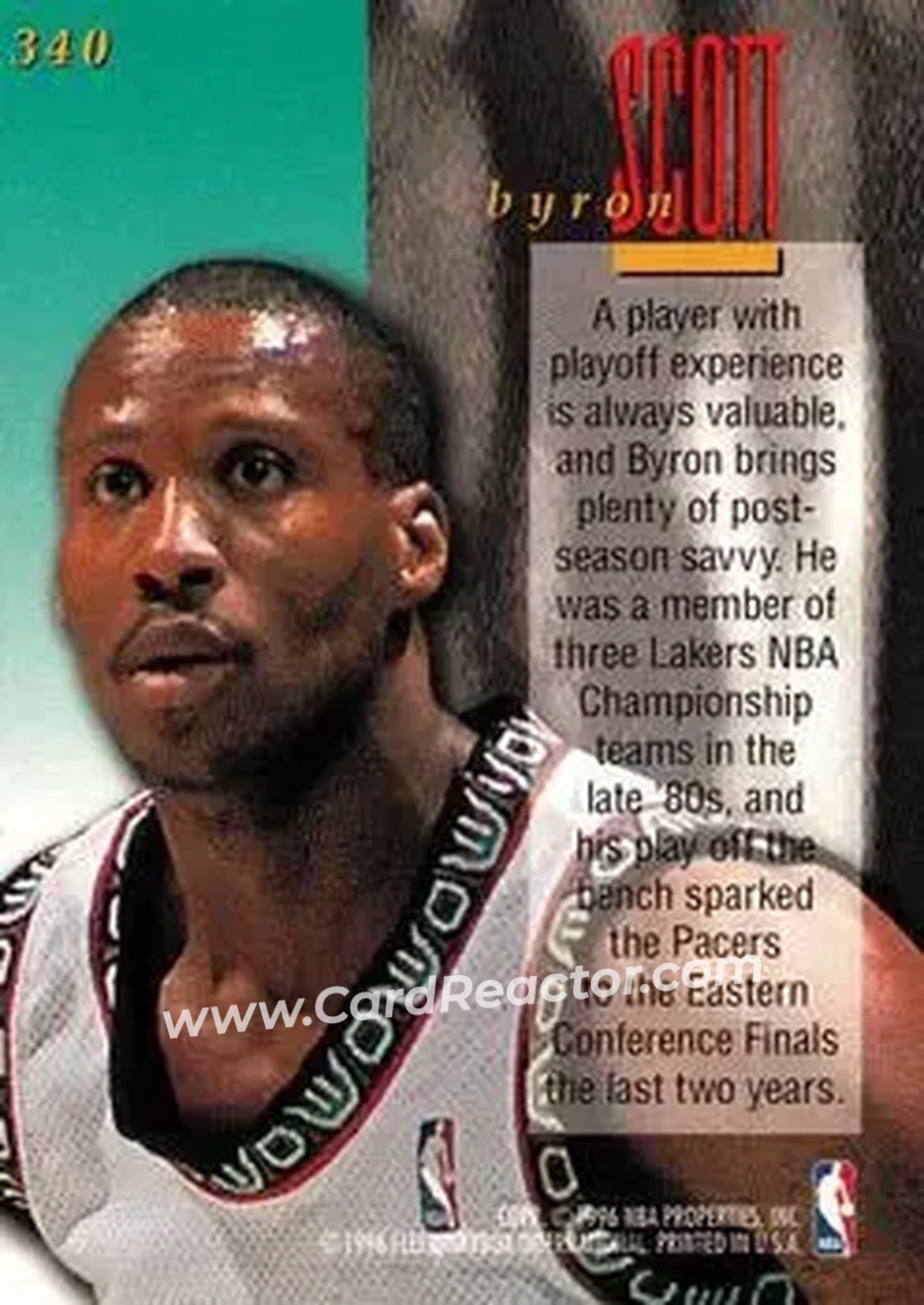 Back of Byron Scott