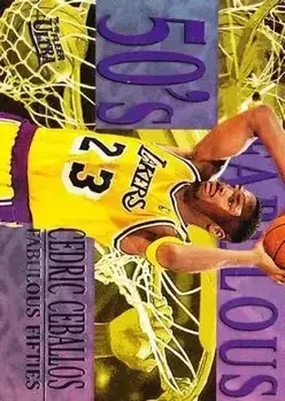 1995-96 Ultra #3 Fabulous Fifties Cedric Ceballos