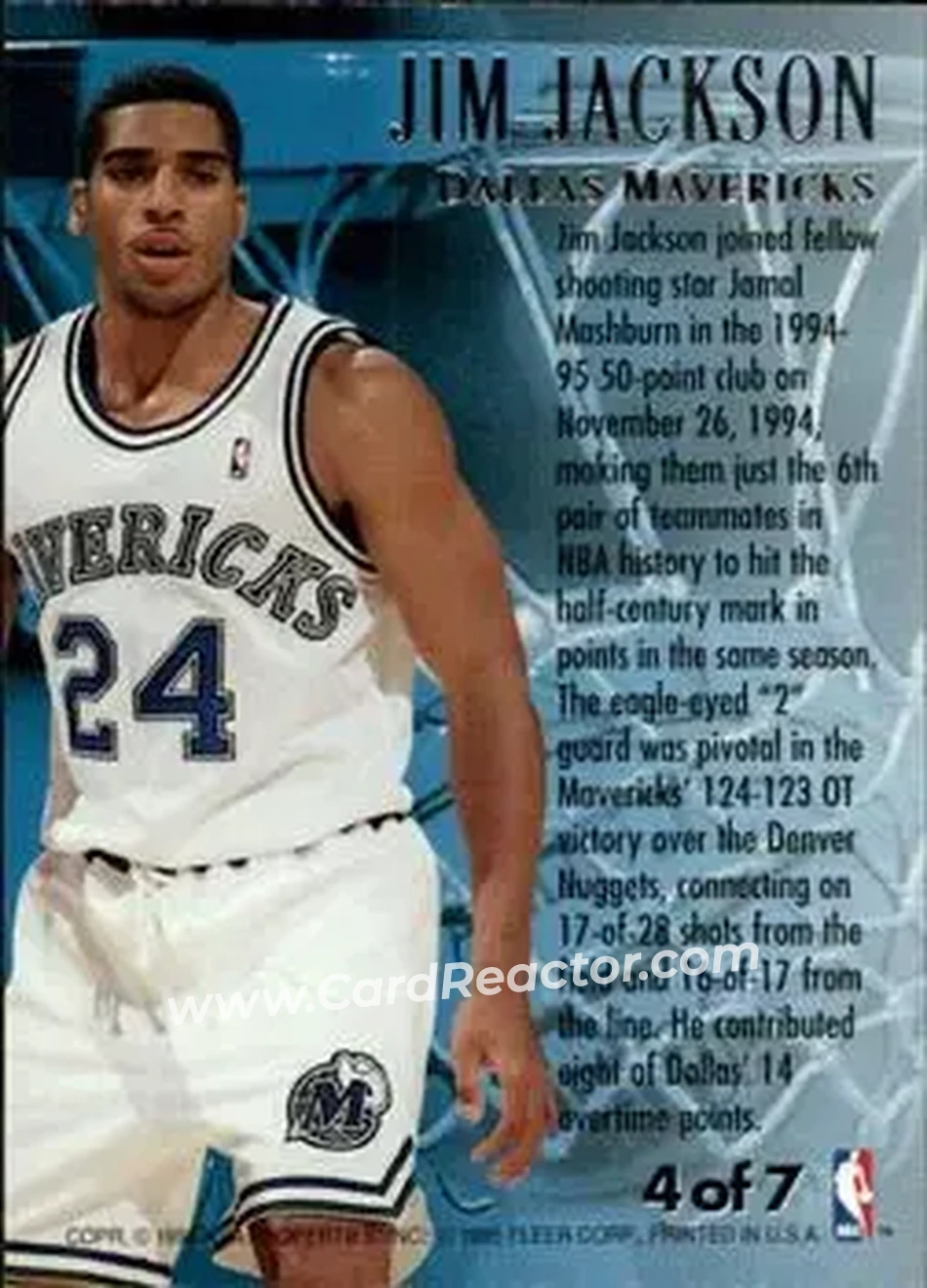 Back of Jim Jackson