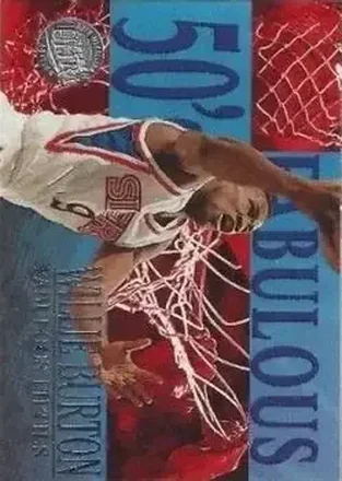 1995-96 Ultra #2 Fabulous Fifties Gold Medallion Willie Burton