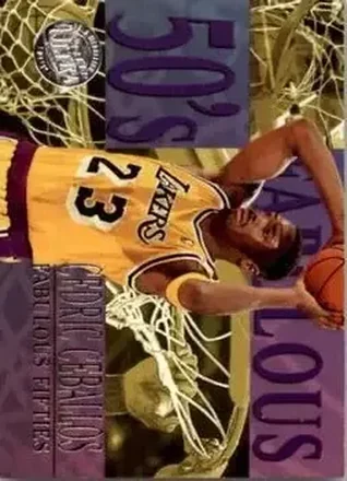1995-96 Ultra #3 Fabulous Fifties Gold Medallion Cedric Ceballos