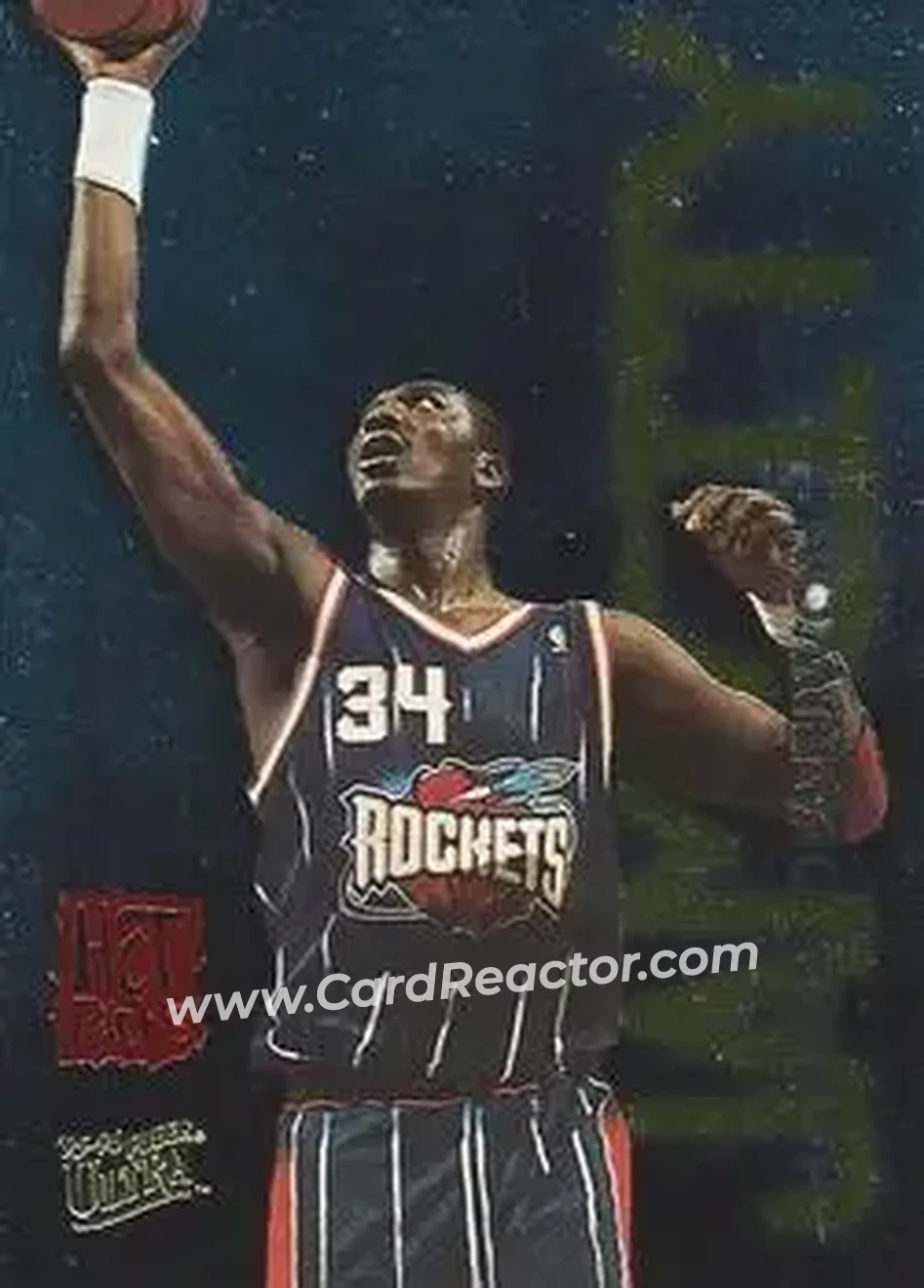 Front of Hakeem Olajuwon