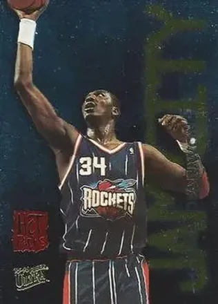 1995-96 Ultra #8 Jam City Hot Packs Hakeem Olajuwon