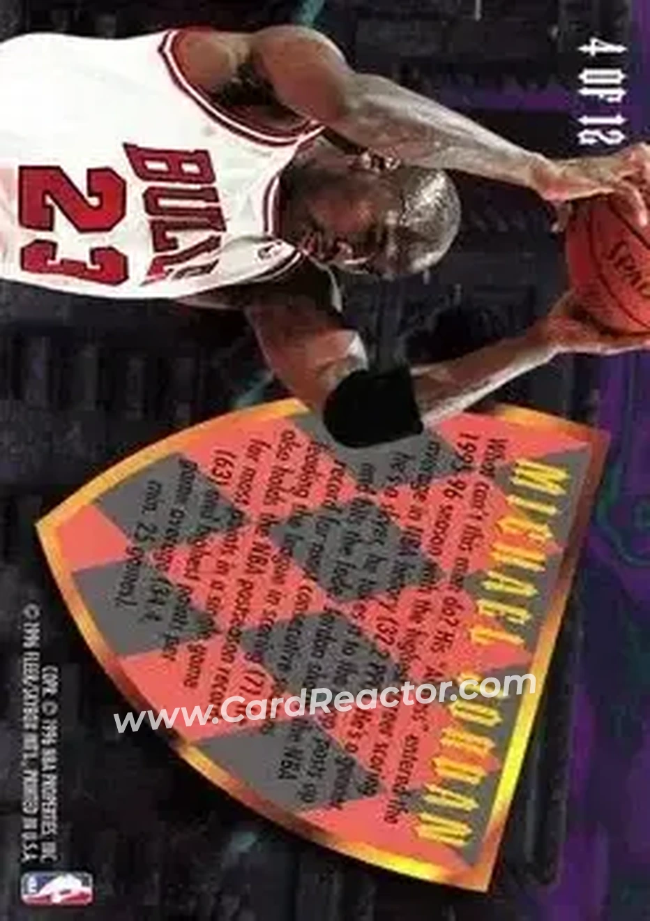 Back of Michael Jordan