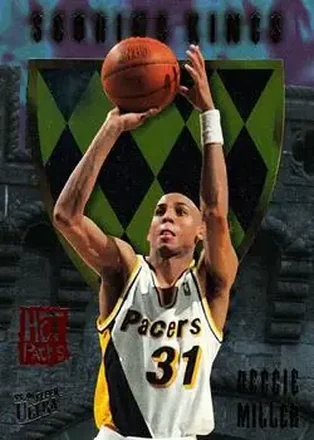 1995-96 Ultra #6 Scoring Kings Hot Packs Reggie Miller
