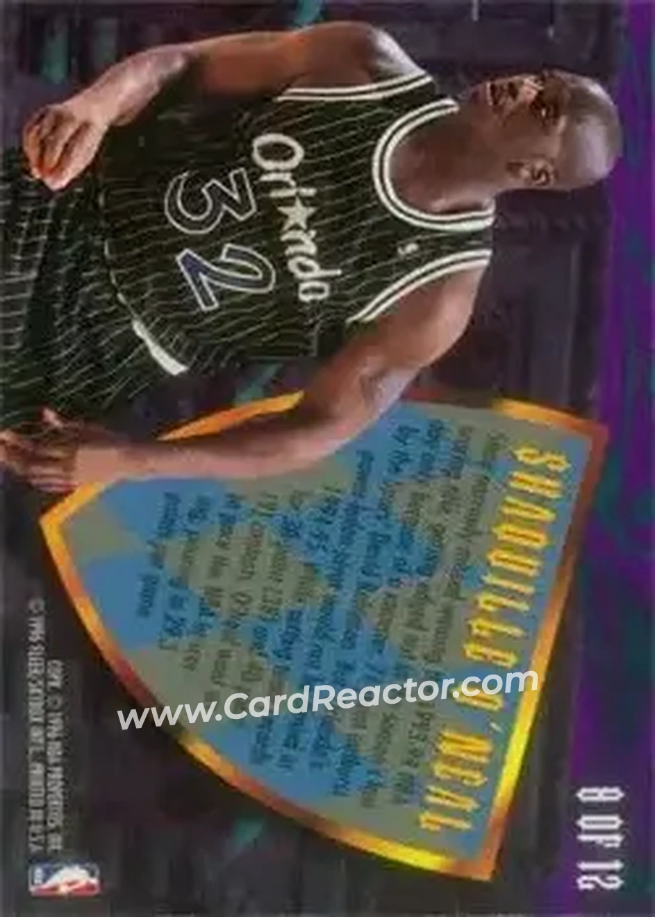 Back of Shaquille O'Neal