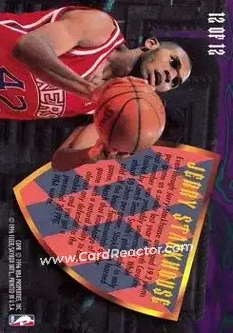 Back of Jerry Stackhouse