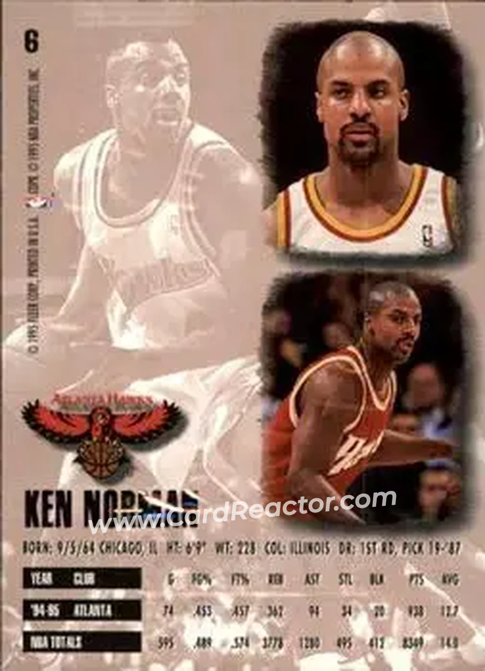 Back of Ken Norman