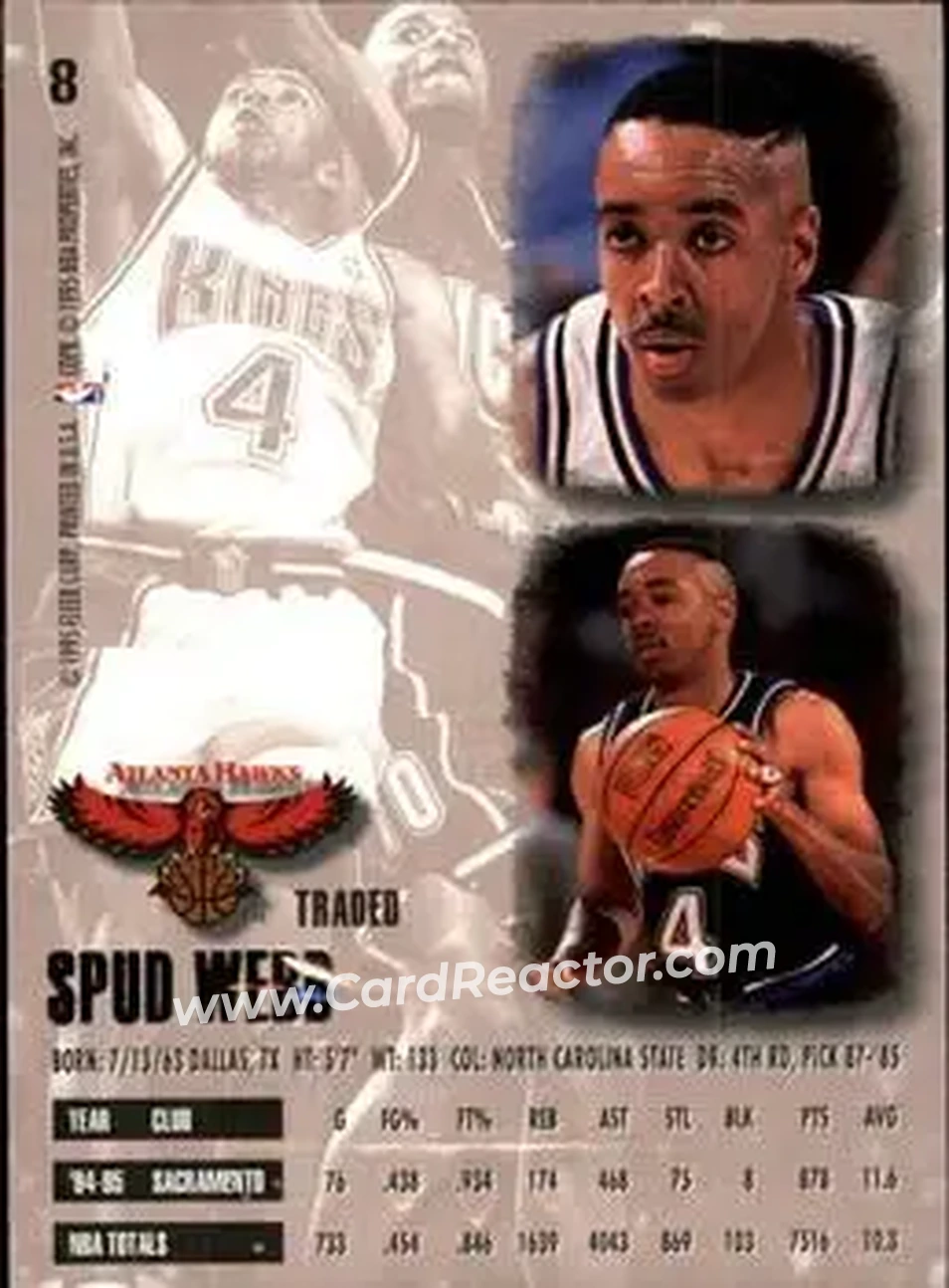Back of Spud Webb