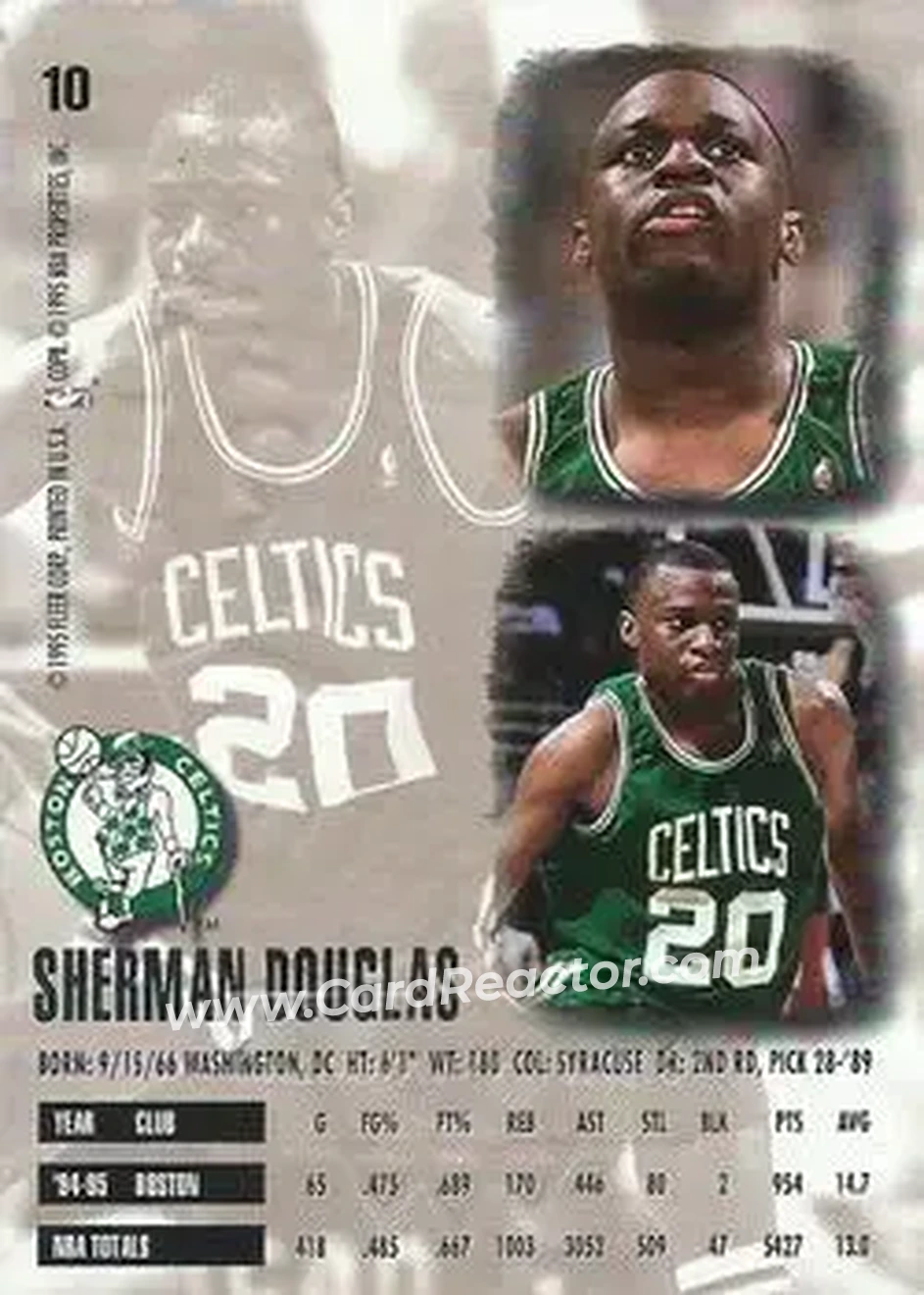Back of Sherman Douglas