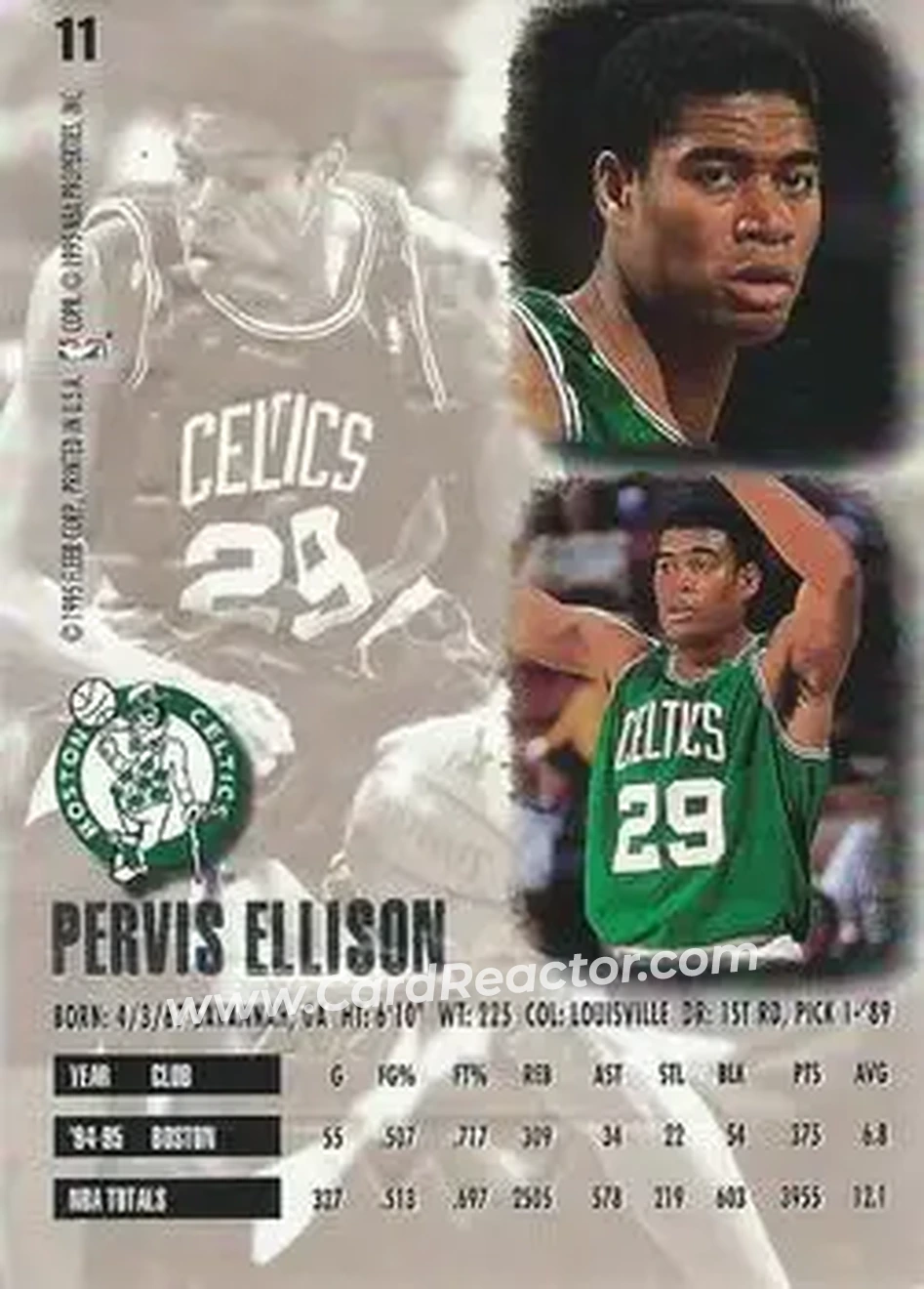 Back of Pervis Ellison