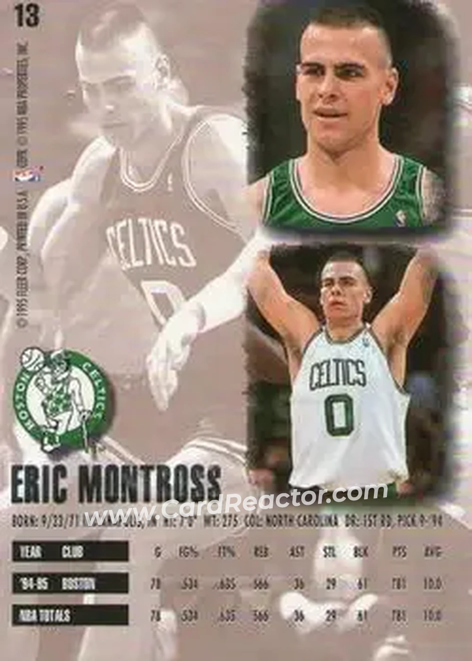 Back of Eric Montross