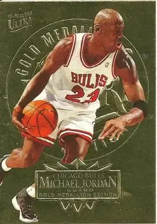 1995-96 Ultra #25 Gold Medallion Michael Jordan