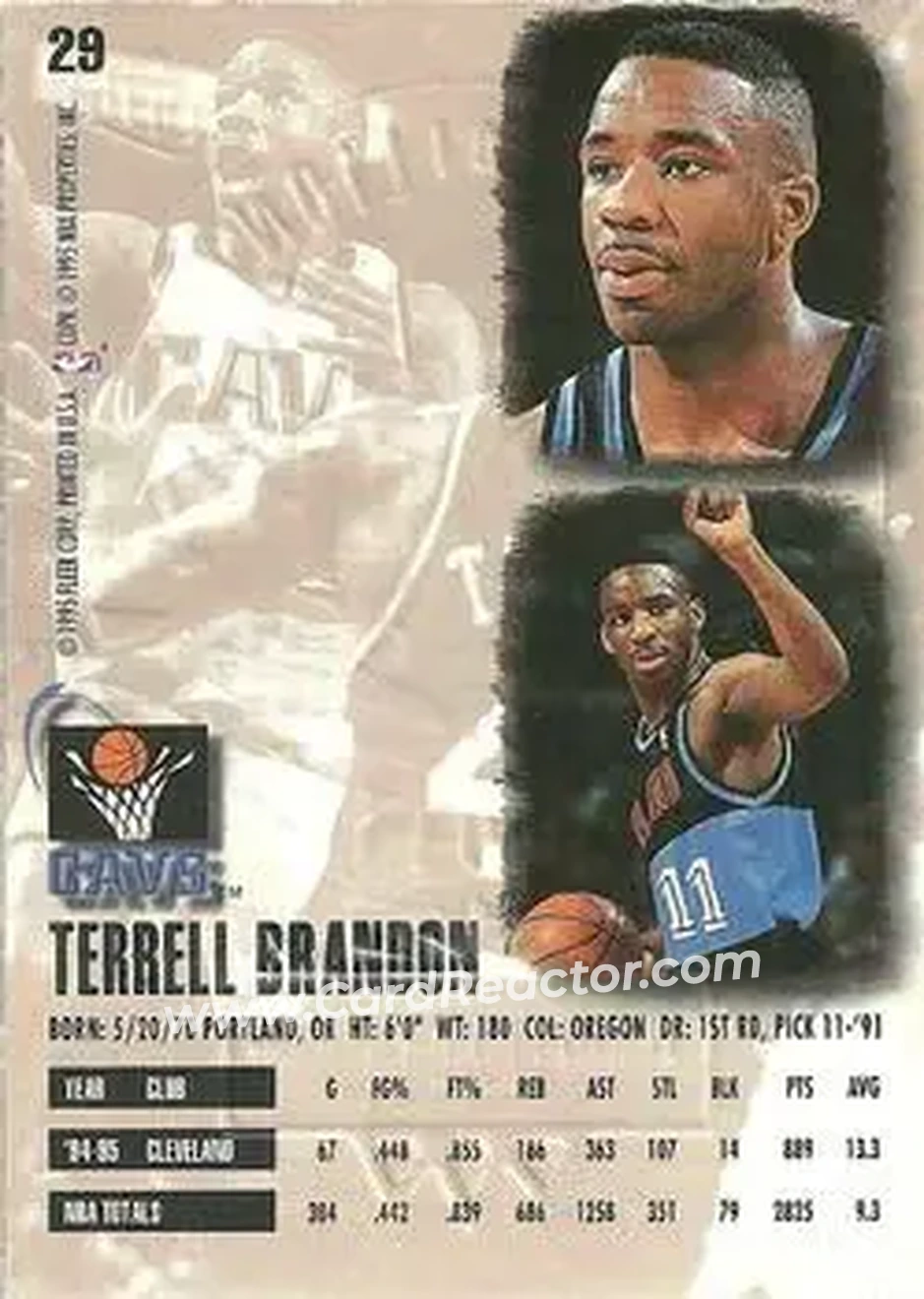 Back of Terrell Brandon