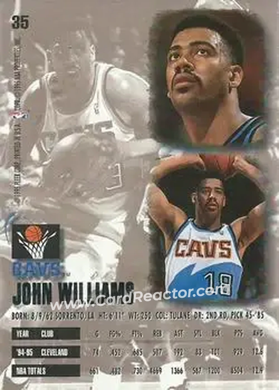Back of John Williams
