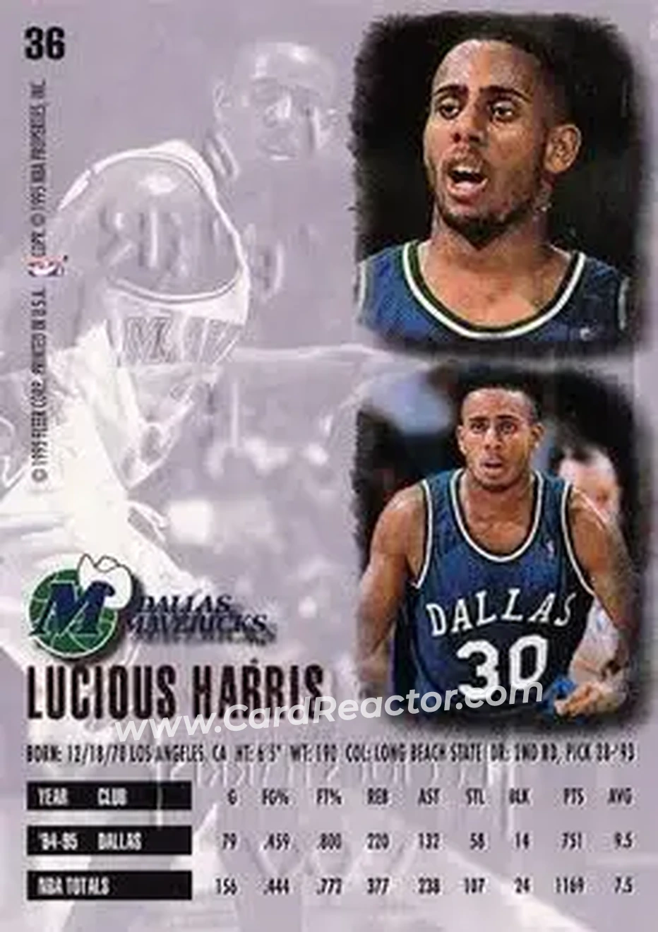 Back of Lucious Harris