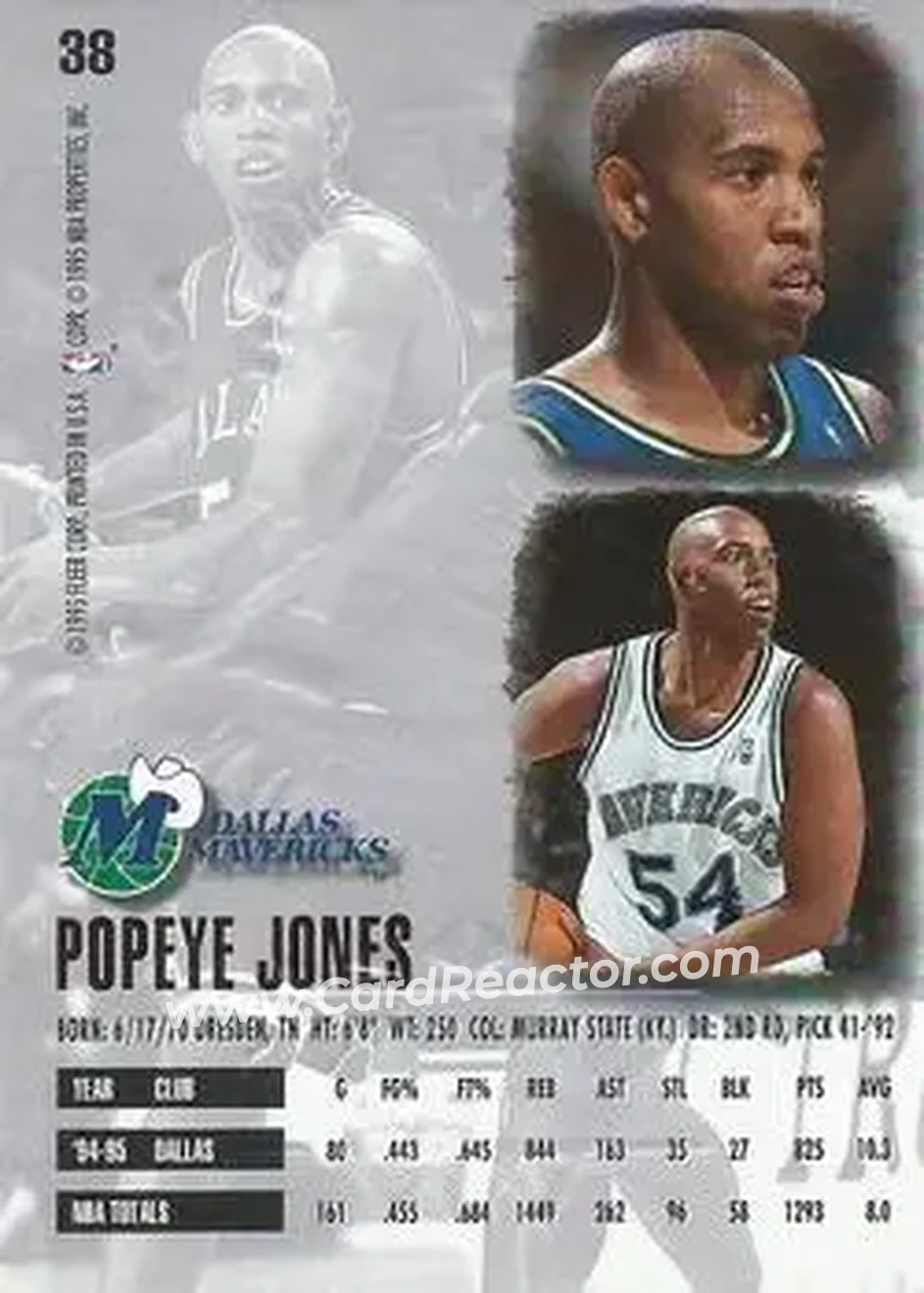 Back of Popeye Jones