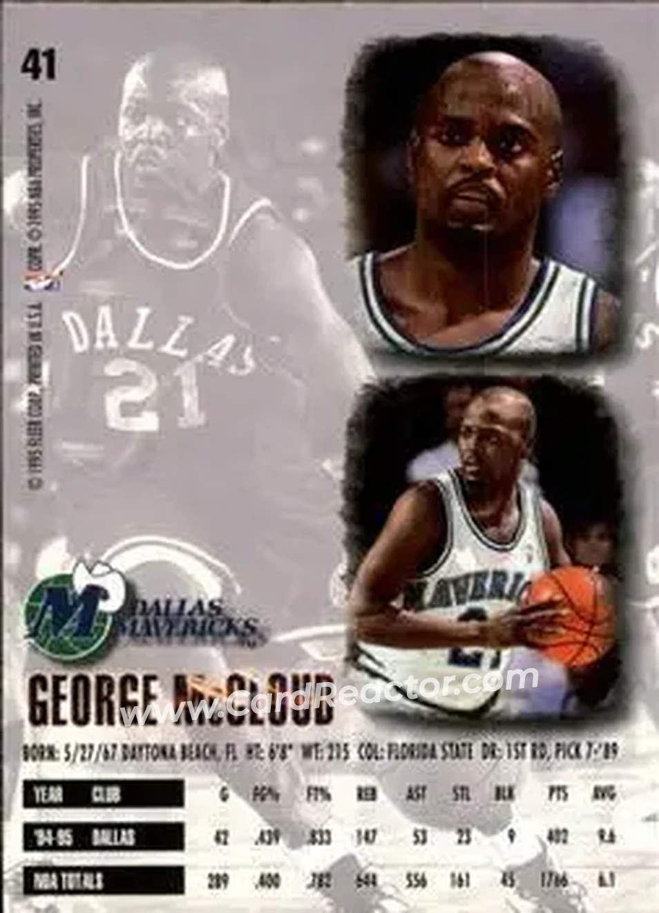 Back of George McCloud