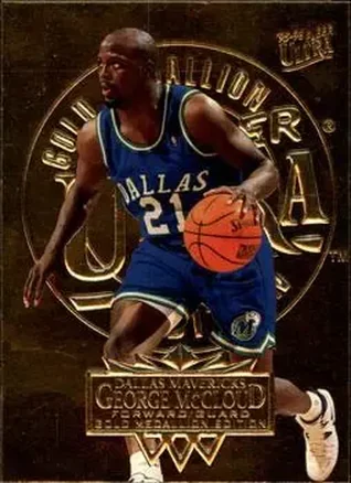 1995-96 Ultra #41 Gold Medallion George McCloud