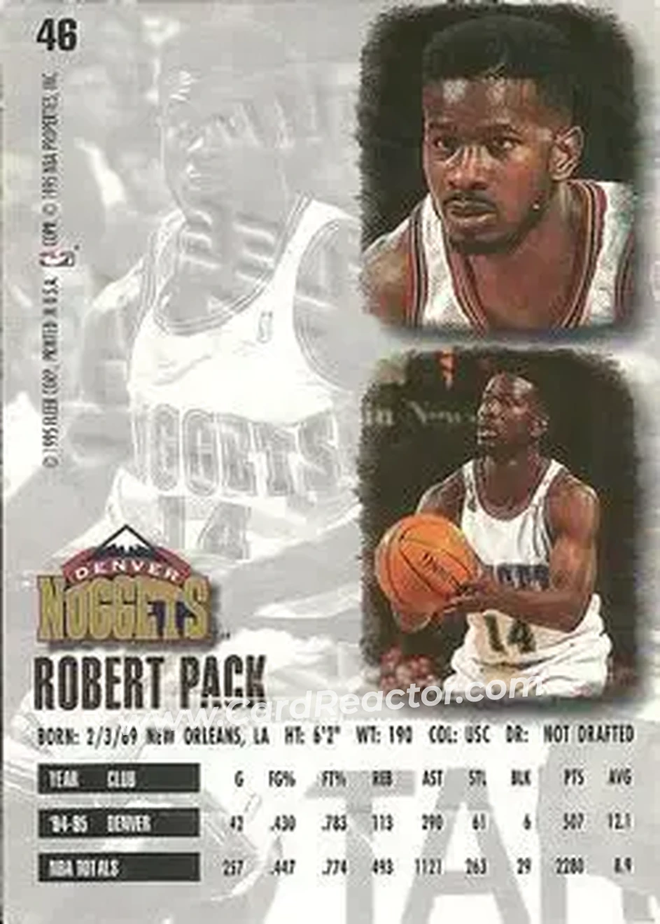 Back of Robert Pack