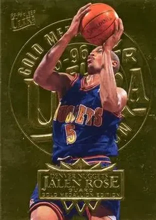 1995-96 Ultra #47 Gold Medallion Jalen Rose