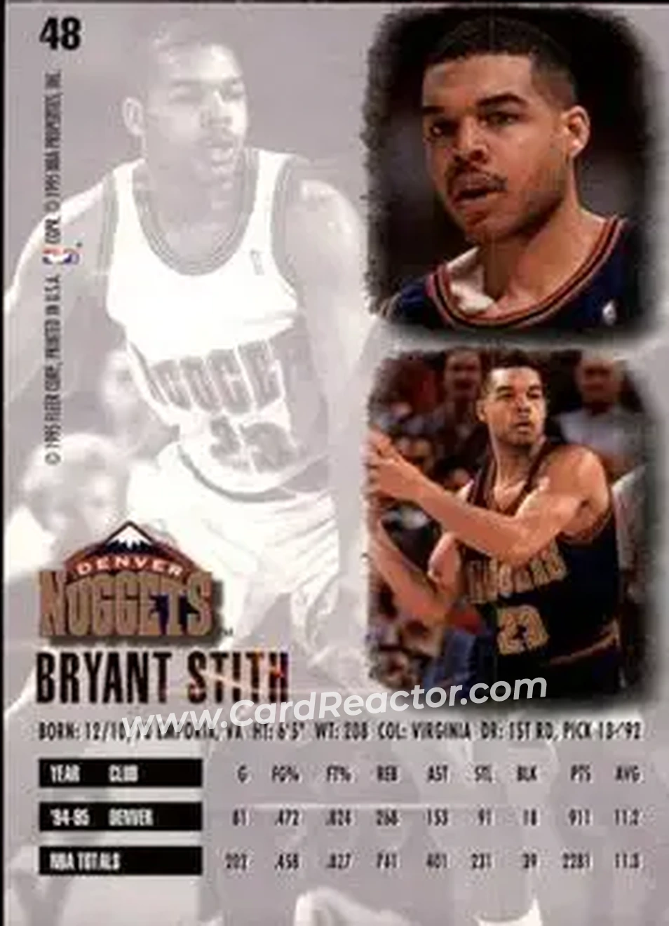 Back of Bryant Stith