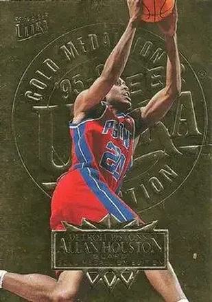 1995-96 Ultra #53 Gold Medallion Allan Houston
