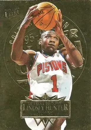 1995-96 Ultra #54 Gold Medallion Lindsey Hunter