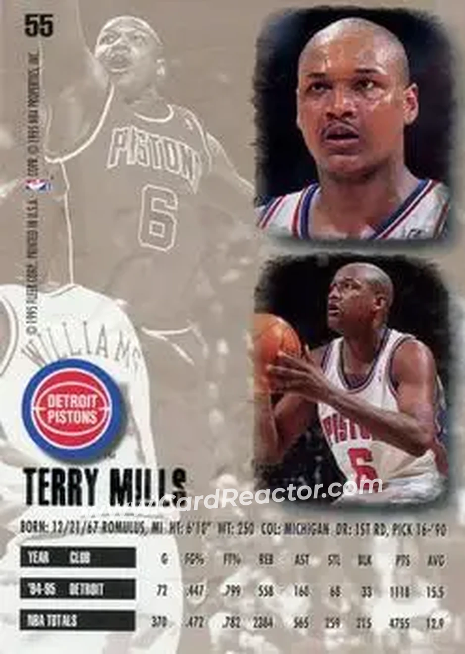 Back of Terry Mills