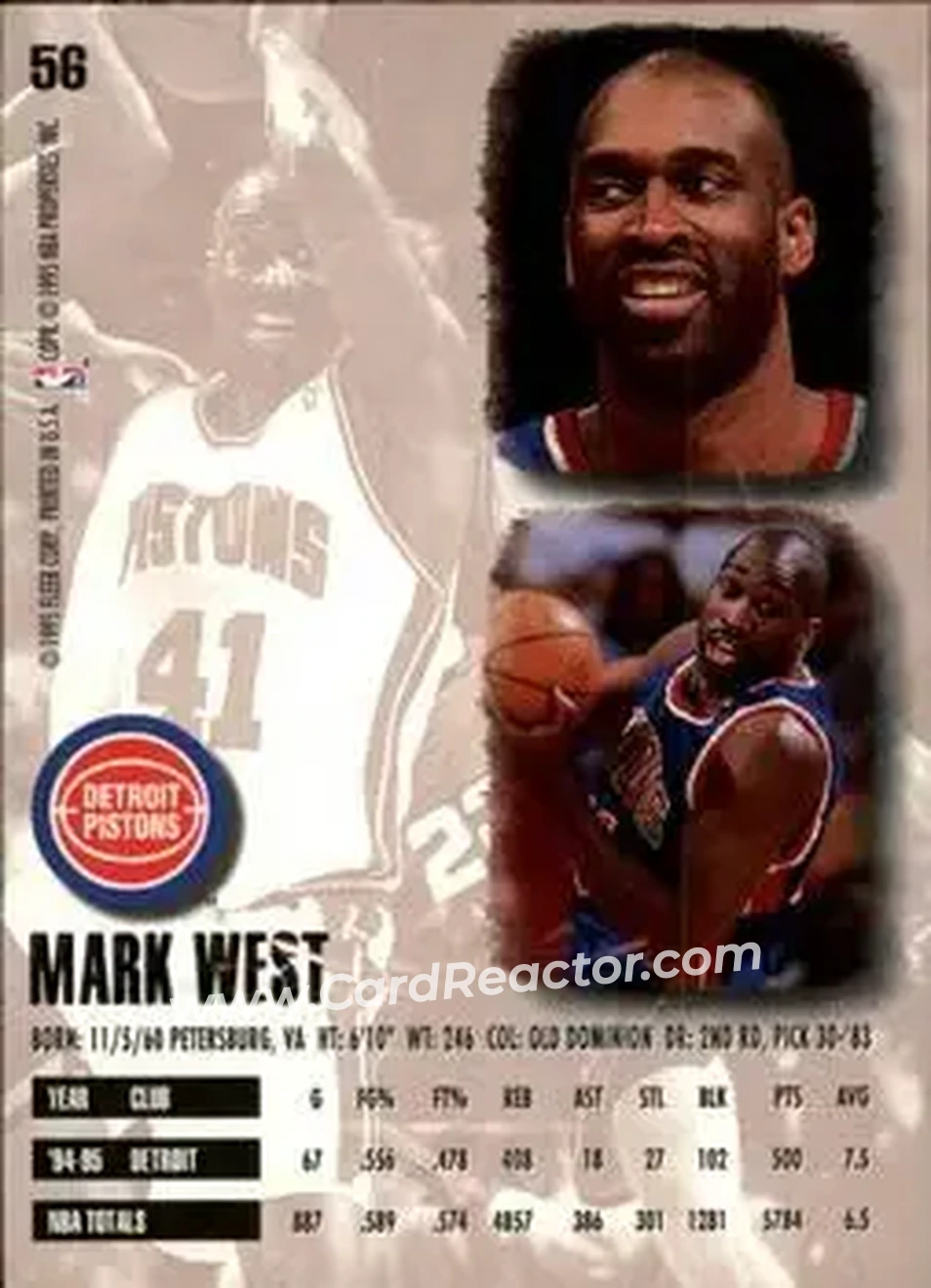Back of Mark West