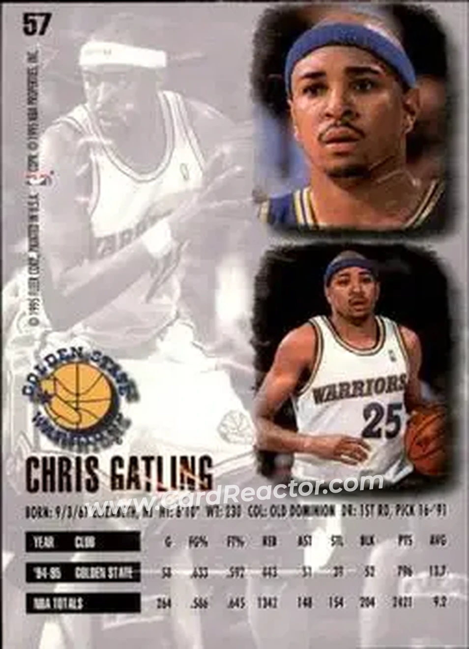 Back of Chris Gatling