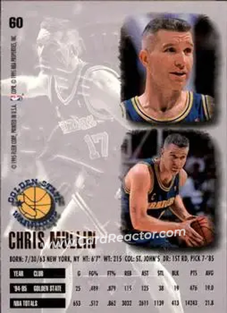 Back of Chris Mullin