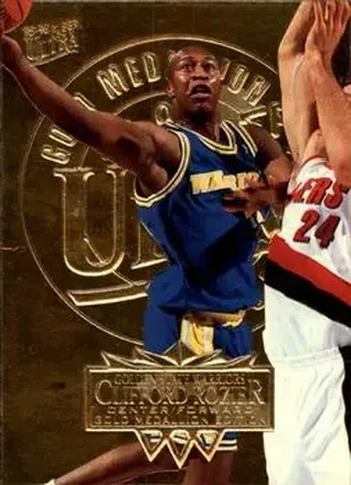 1995-96 Ultra #62 Gold Medallion Clifford Rozier