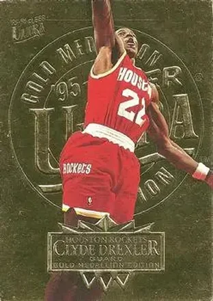 1995-96 Ultra #66 Gold Medallion Clyde Drexler