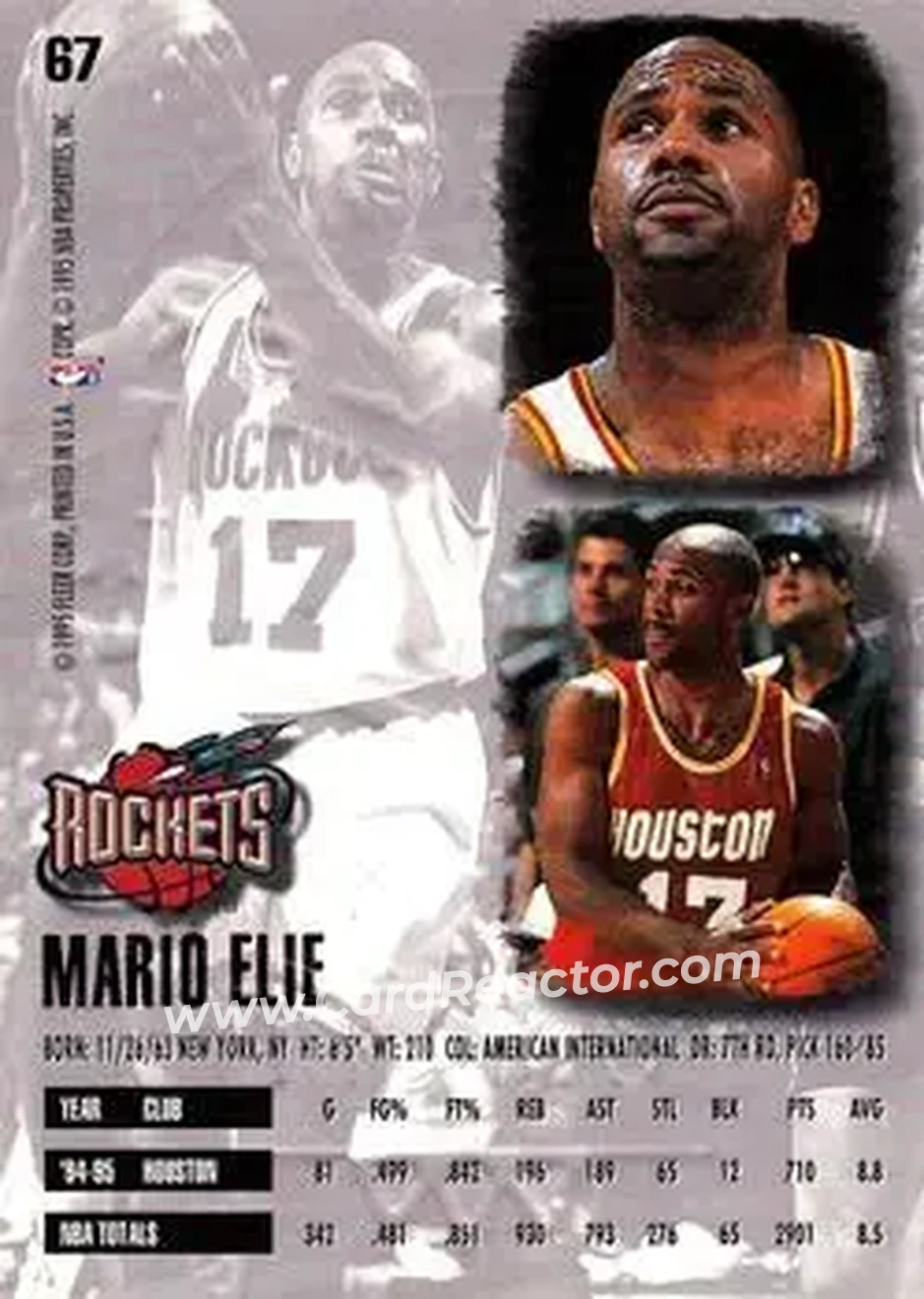 Back of Mario Elie