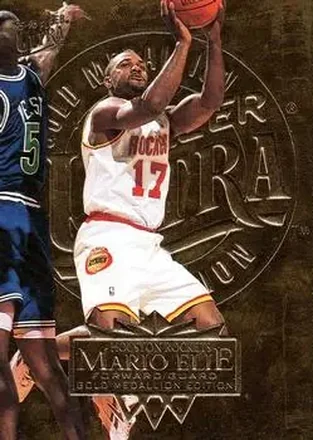 1995-96 Ultra #67 Gold Medallion Mario Elie