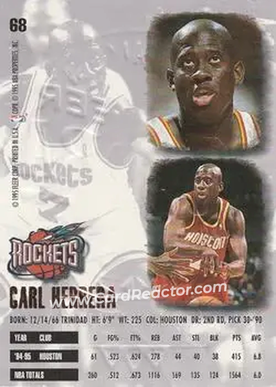 Back of Carl Herrera
